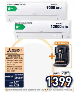 Unieuro Mitsubishi Electric Climatizzazione offerta