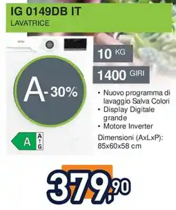 Unieuro Ignis IG 0149DB IT Lavatrice offerta