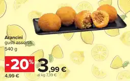 Carrefour Arancini offerta