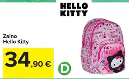 Carrefour Zaino Hello Kitty offerta