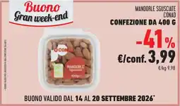Conad Margherita Mandorle Sgusciate Conad offerta