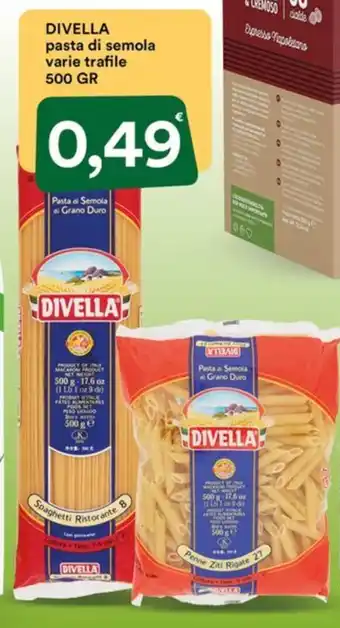Divella pasta di semola varie trafile