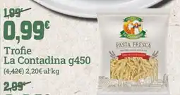 Banco Fresco Trofie La Contadina offerta