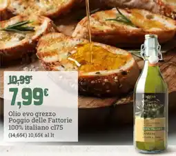 Banco Fresco Olio evo grezzo Poggio delle Fattorie offerta