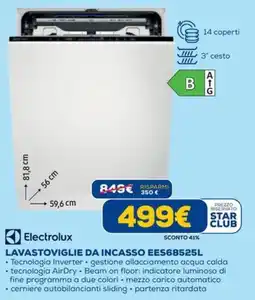 DIMOStore Electrolux lavastoviglie da incasso EES68525L offerta