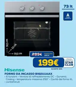 DIMOStore Hisense forno da incasso bi62111aax offerta