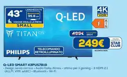 DIMOStore Philips Q-LED Smart 43PUS7810 offerta
