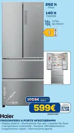 DIMOStore Haier frigorifero 4 porte hfr3718enmm offerta