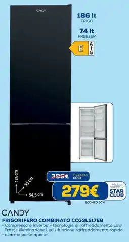 DIMOStore Candy frigorifero combinato CCG3L517EB offerta