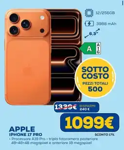 DIMOStore Apple iPhone 17 Pro offerta
