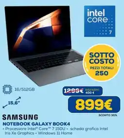 DIMOStore Samsung Notebook Galaxy Book4 offerta