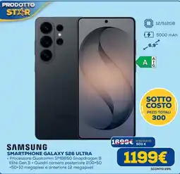 DIMOStore Samsung Smartphone Galaxy S26 Ultra offerta