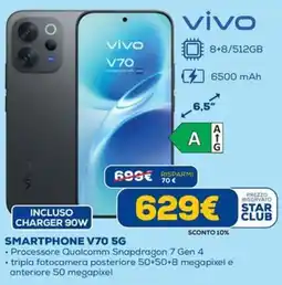 DIMOStore vivo smartphone v70 5g offerta