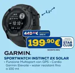DIMOStore Garmin Sportwatch Instinct 2x Solar offerta