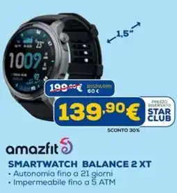 DIMOStore Amazfit Smartwatch Balance 2 XT offerta