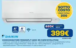 DIMOStore Condizionatore monosplit Arxc 35 e new evolution Daikin offerta
