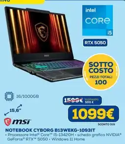 DIMOStore Notebook Cyborg offerta