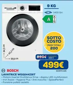 DIMOStore Bosch Lavatrice WGG244Z9IT offerta