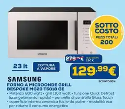 DIMOStore Samsung forno a microonde grill offerta
