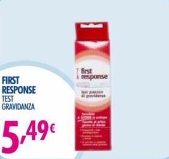 First Response Test Gravidanza