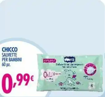 Acqua & Sapone Chicco Salviette per Bambini 60pz. offerta