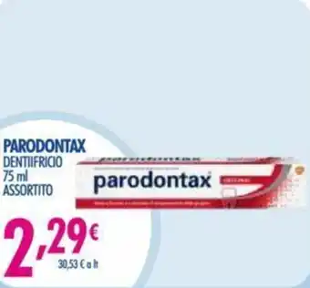 Acqua & Sapone Parodontax Dentifricio 75ml Assortito offerta