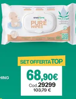 Stanhome Stanhome pure wipes offerta