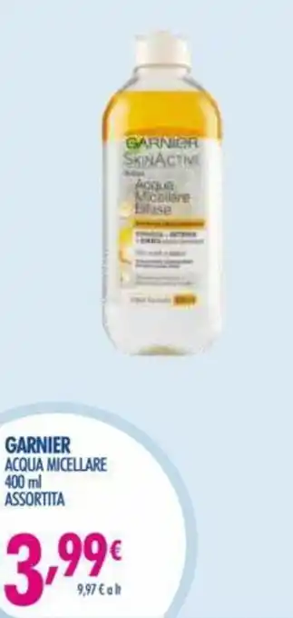Acqua & Sapone Garnier Acqua Micellare 400ml offerta