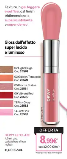 Stanhome Dewy lip glaze offerta