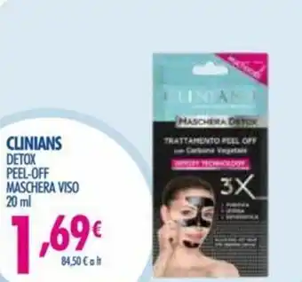 Acqua & Sapone Clinians Detox Peel-off Maschera Viso 20ml offerta