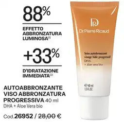 Stanhome Dr.Pierre Ricaud Autoabbronzante Viso Abbronzatura Progressiva offerta