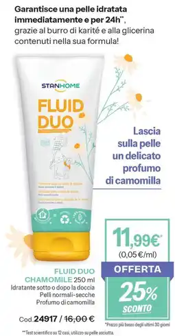 Stanhome Stanhome Fluid Duo Camomile offerta