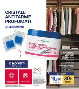 Stanhome Blue Crystal cristalli antitarne profumati offerta
