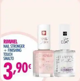 Acqua & Sapone Rimmel Nail Stronger + Finishing Touch Smalto offerta
