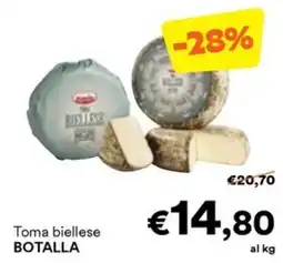 Unes Toma biellese BOTALLA offerta