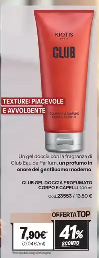 Stanhome Kiotis Club gel doccia profumato corpo e capelli offerta
