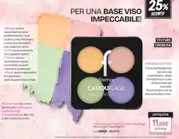 Stanhome flormar CAMOUFLAGE palette concealer offerta