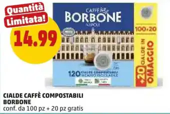 Cialde caffè compostabili Borbone
