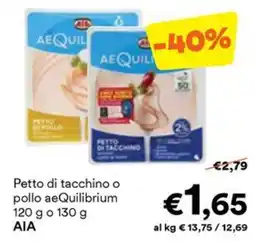 Unes Petto di tacchino o pollo aeQuilibrium offerta