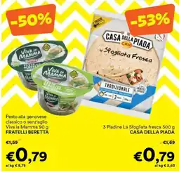 Unes Pesto alla genovese classico o senz'aglio Viva la Mamma offerta