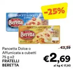 Unes Pancetta Dolce o Affumicata a cubetti offerta