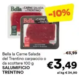 Unes Bella la Carne Salada del Trentino offerta
