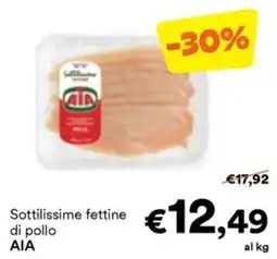 Unes Sottilissime fettine di pollo AIA offerta