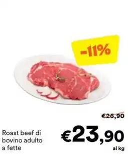 Unes Roast beef di bovino adulto offerta
