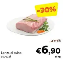 Unes Lonza di suino a pezzi offerta