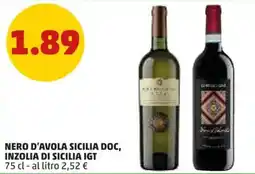 PENNY Nero d'Avola Sicilia DOC, Inzolia di Sicilia IGT offerta