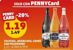 PENNY Cocktail, aranciata, chinò San Pellegrino offerta