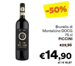 Unes Brunello di Montalcino DOCG PICCINI offerta