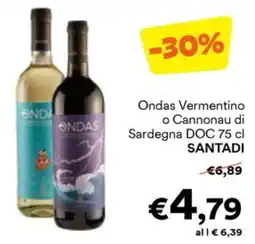 Unes Ondas Vermentino o Cannonau di Sardegna DOC offerta