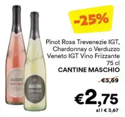 Unes Pinot Rosa Trevenezie IGT, Chardonnay o Verduzzo Veneto IGT Vino Frizzante offerta
